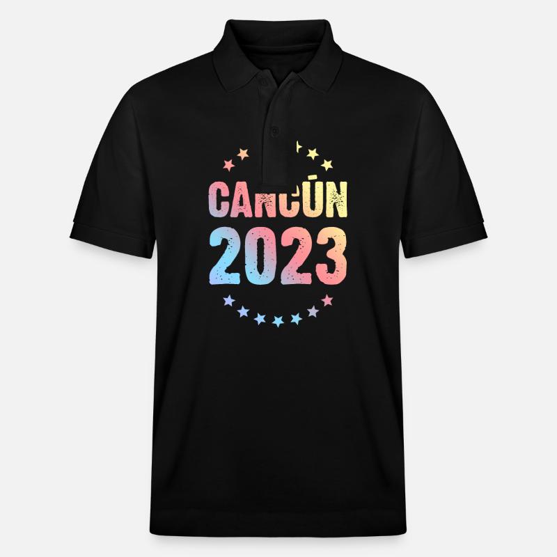 Cancun 2023 - Stanley/Stella Unisex Bio-Poloshirt PREPSTER - Schwarz