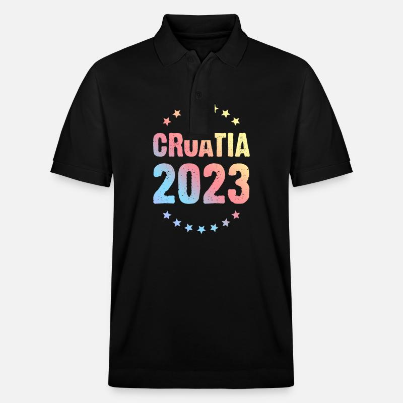 Croatie 2023 - Polo PREPSTER bio Stanley/Stella Unisexe - noir
