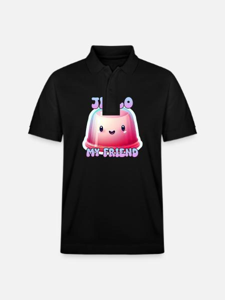 Wackelpudding mit Jello, my Friend - Stanley/Stella Unisex Bio-Poloshirt PREPSTER - Schwarz