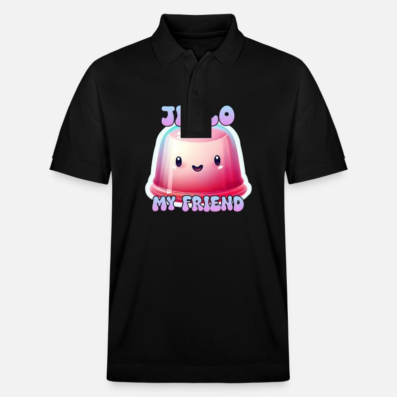 Wackelpudding mit Jello, my Friend - Stanley/Stella Unisex Bio-Poloshirt PREPSTER - Schwarz