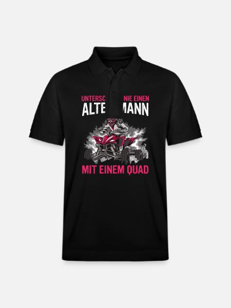 Quad Quadfahrer ATV Quad - Stanley/Stella Unisex Bio-Poloshirt PREPSTER - Schwarz