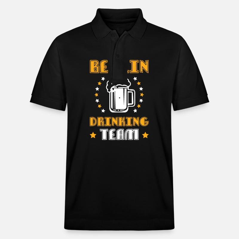 Berlin Drinking Team - Polo PREPSTER bio Stanley/Stella Unisexe - noir