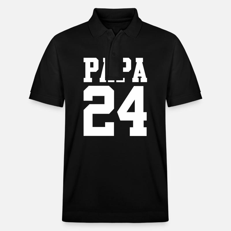 Futur papa 2032 - Polo PREPSTER bio Stanley/Stella Unisexe - noir