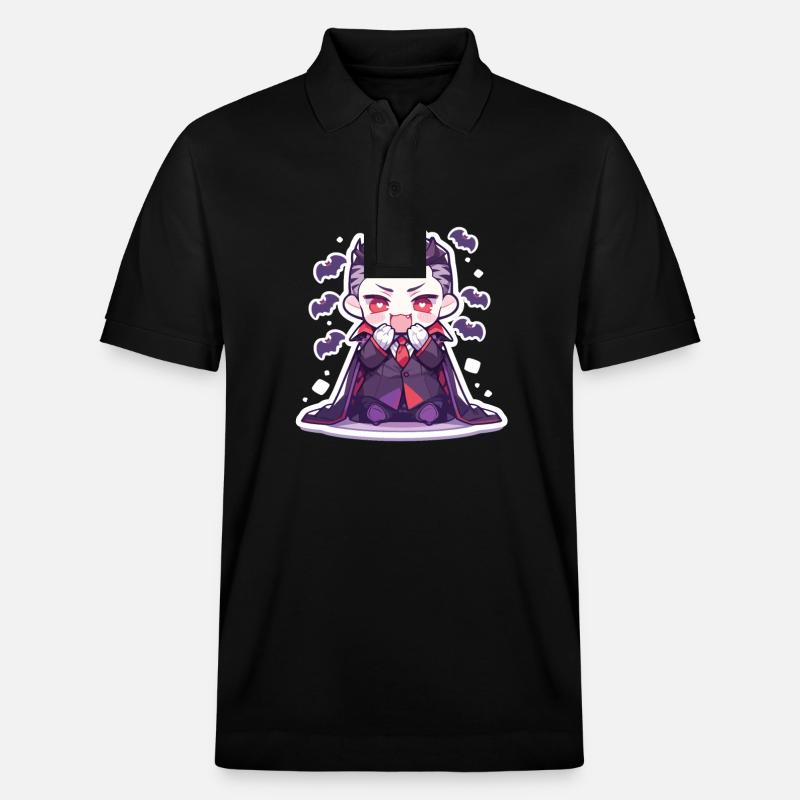 Vampire - Polo PREPSTER bio Stanley/Stella Unisexe - noir