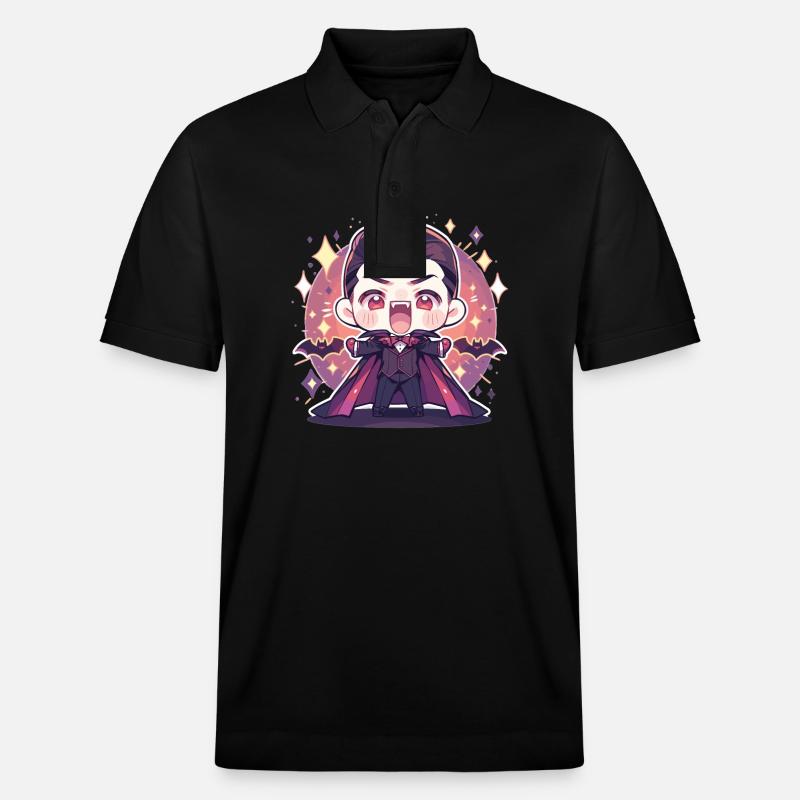 Vampire - Polo PREPSTER bio Stanley/Stella Unisexe - noir