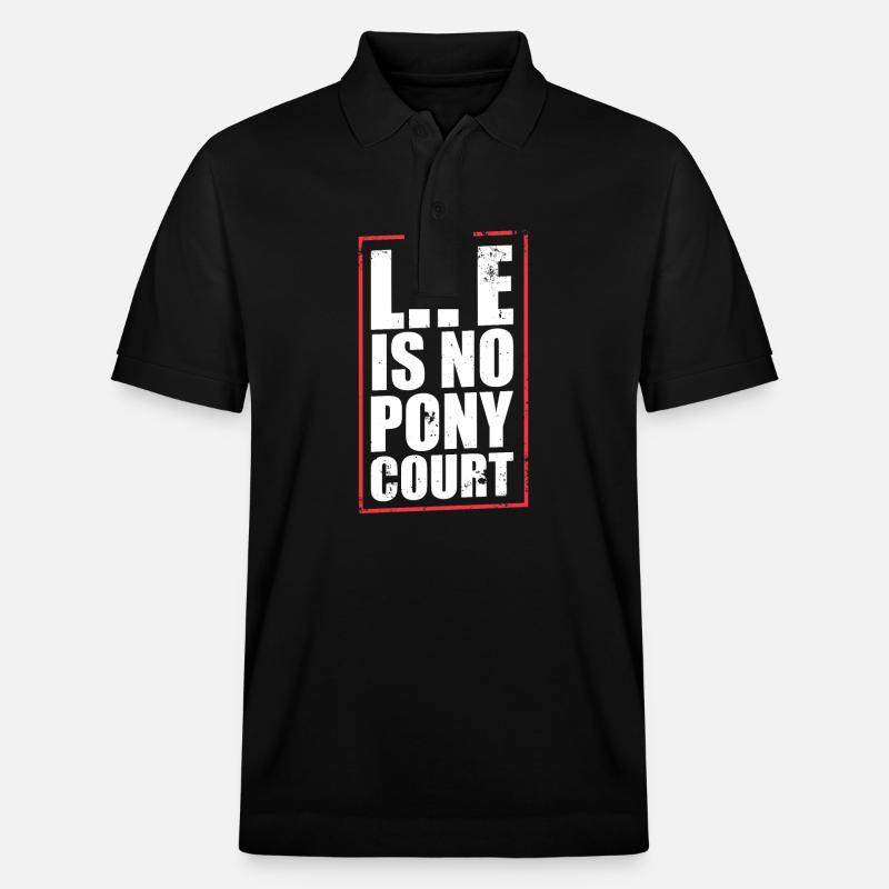 Denglisch Spruch - Stanley/Stella Unisex Bio-Poloshirt PREPSTER - Schwarz