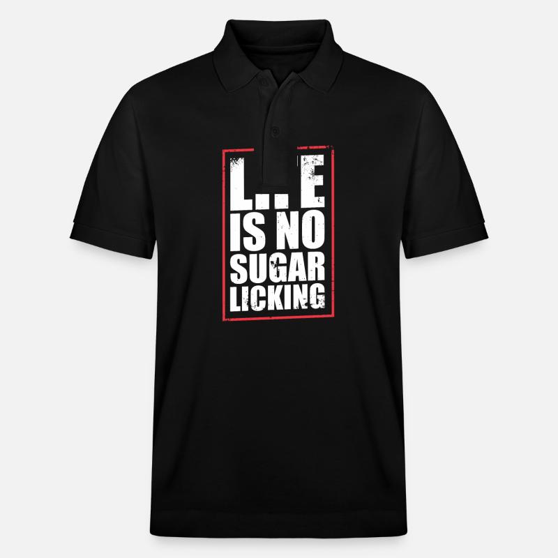 Denglisch Spruch - Stanley/Stella Unisex Bio-Poloshirt PREPSTER - Schwarz