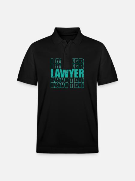 Lawyer Profession Jurist - Stanley/Stella Unisex Organic Polo Shirt PREPSTER - black