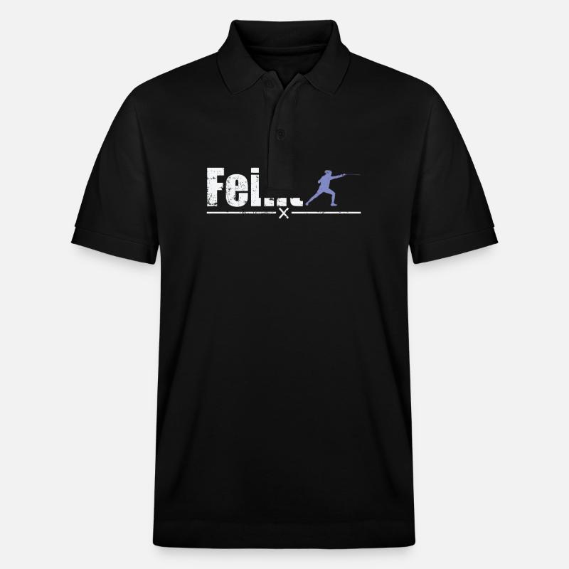 Feinte d’escrime - Polo PREPSTER bio Stanley/Stella Unisexe - noir