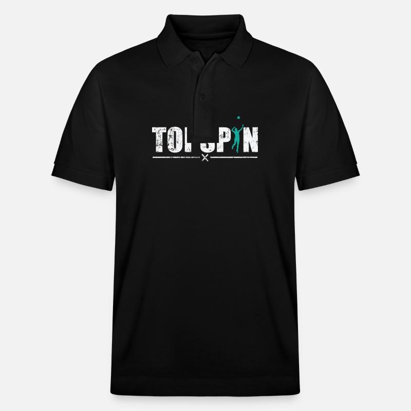 Topspin Volleyball - Stanley/Stella Unisex Bio-Poloshirt PREPSTER - Schwarz