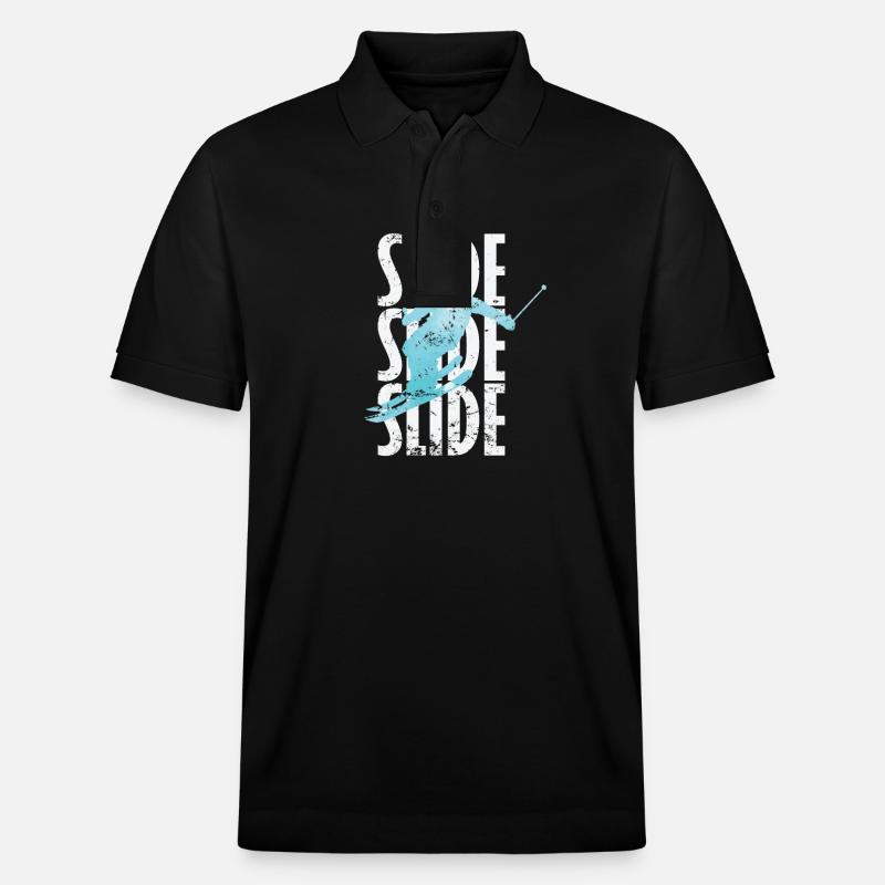 Ski de glisse - Polo PREPSTER bio Stanley/Stella Unisexe - noir