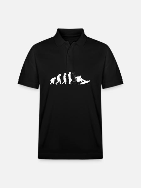 Kitesurf Kiteboard Kitesurfing Kite-Surf Evolution - Polo PREPSTER bio Stanley/Stella Unisexe - noir
