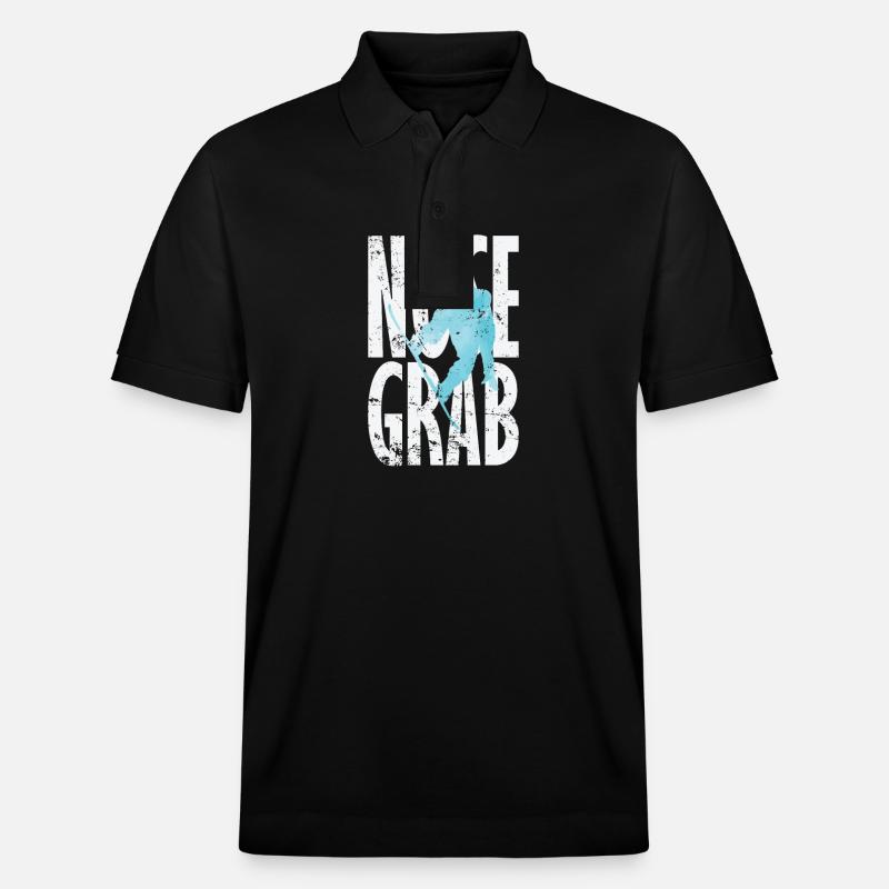 Nose Grab Snowboard - Polo PREPSTER bio Stanley/Stella Unisexe - noir