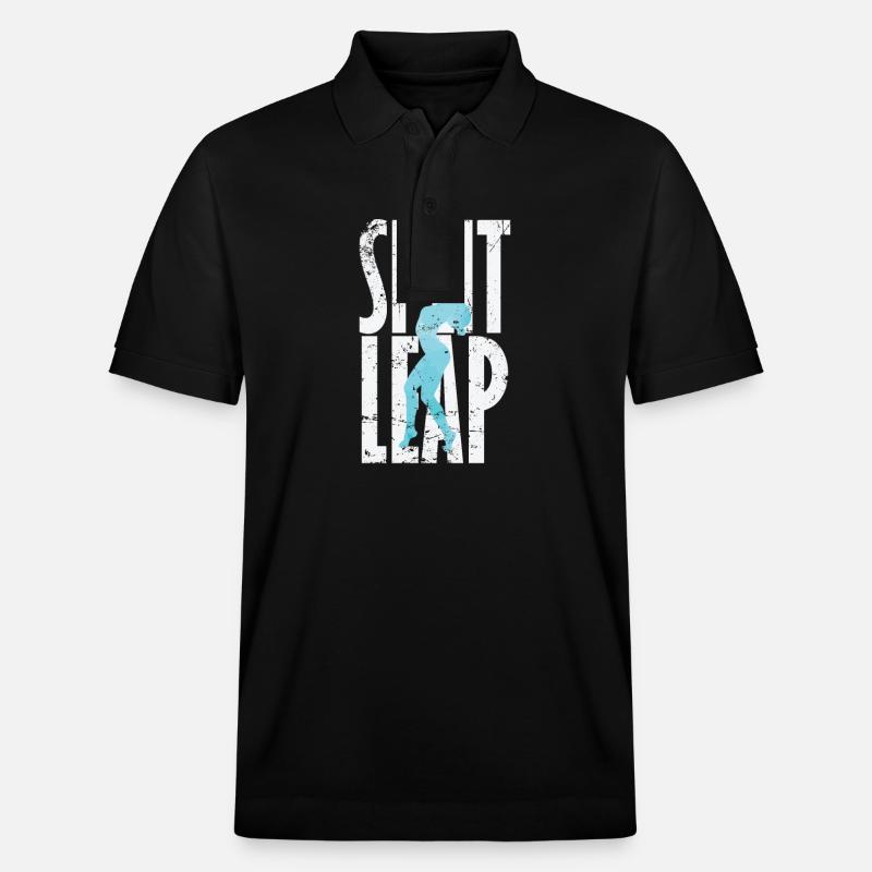 Split Leap Ballet - Polo PREPSTER bio Stanley/Stella Unisexe - noir