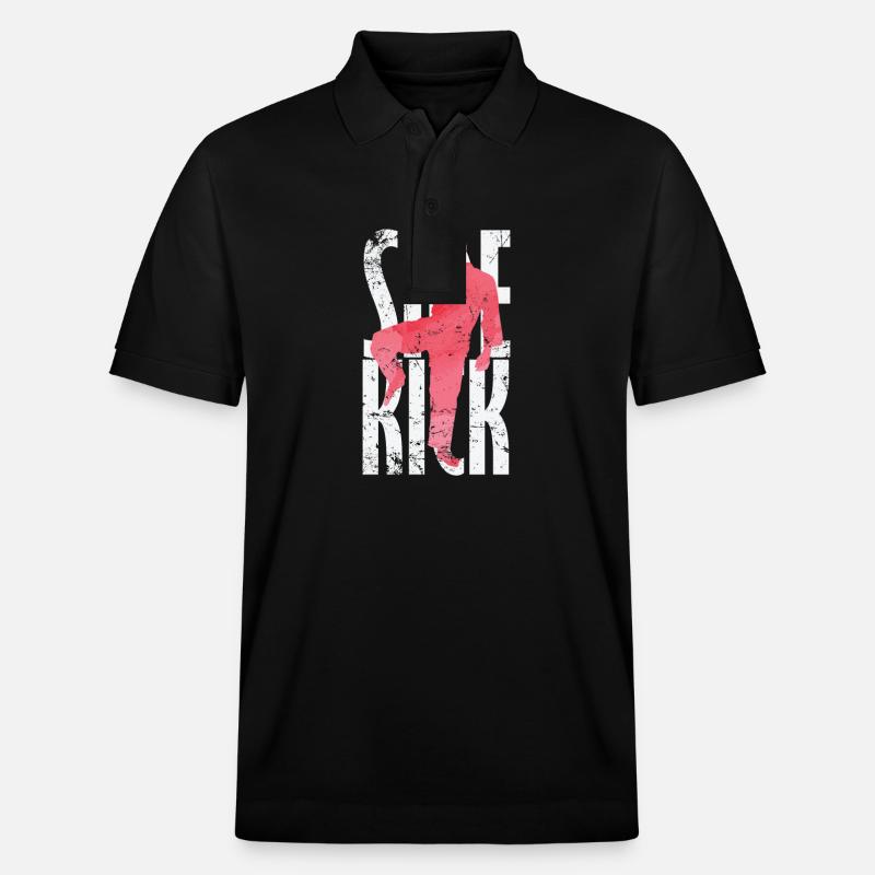 Side Kick Kickboxen Taekwondo - Stanley/Stella Unisex Bio-Poloshirt PREPSTER - Schwarz