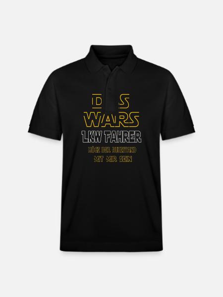 Rente Lkwfahrer Rente Geschenke - Stanley/Stella Unisex Bio-Poloshirt PREPSTER - Schwarz