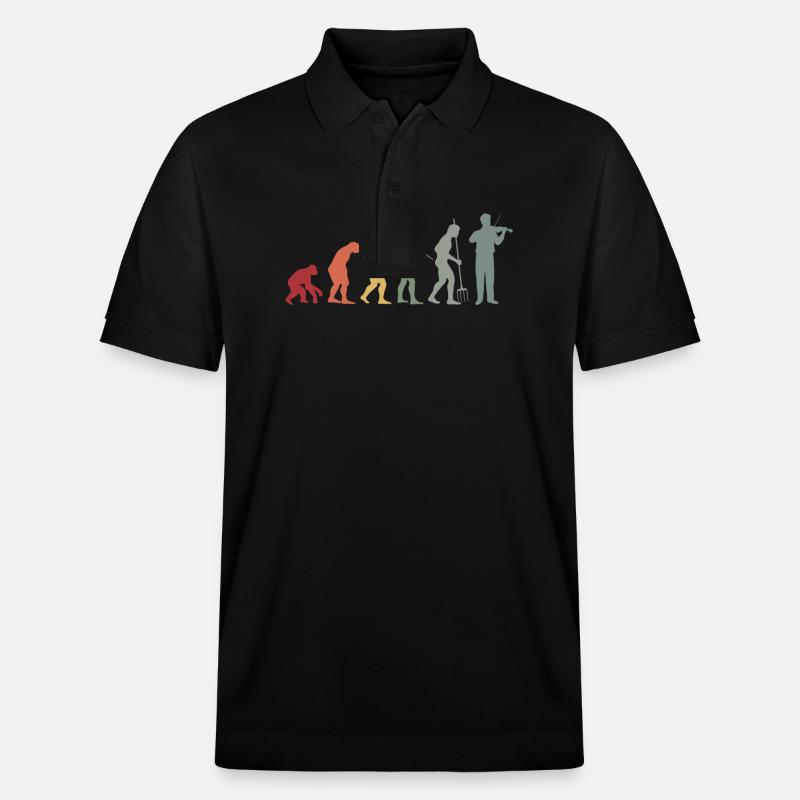 Violoniste-Musicien Violons Instruments de musique - Polo PREPSTER bio Stanley/Stella Unisexe - noir