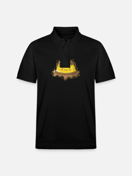 Pudding Delights Dessert - Stanley/Stella Unisex Organic Polo Shirt PREPSTER - black