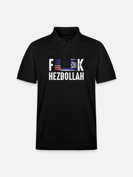 Israel - Stanley/Stella Unisex Organic Polo Shirt PREPSTER - black