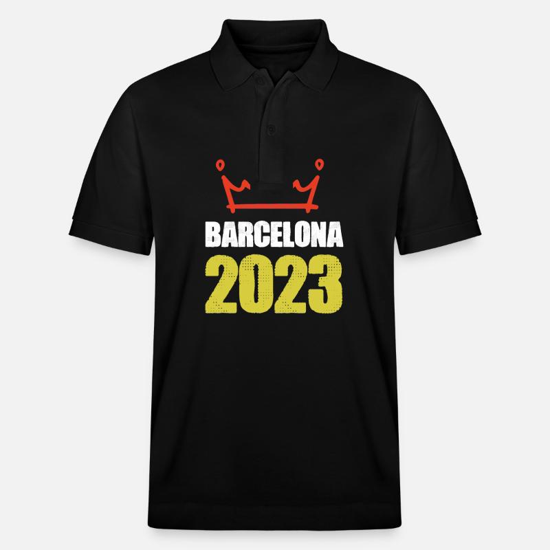 Barcelone 2023 - Polo PREPSTER bio Stanley/Stella Unisexe - noir
