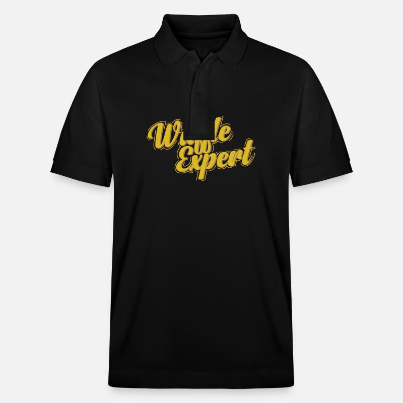 Waffles Expert Teig Gebäck Snack - Stanley/Stella Unisex Bio-Poloshirt PREPSTER - Schwarz