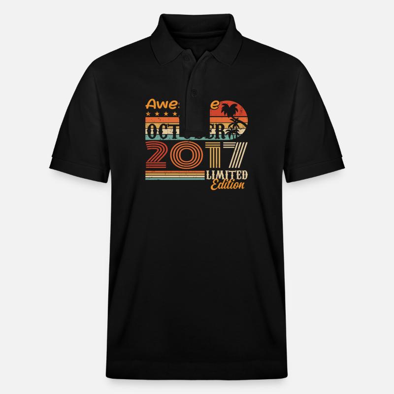 Millésime d’octobre 2017 - Octobre 2017 - Polo PREPSTER bio Stanley/Stella Unisexe - noir
