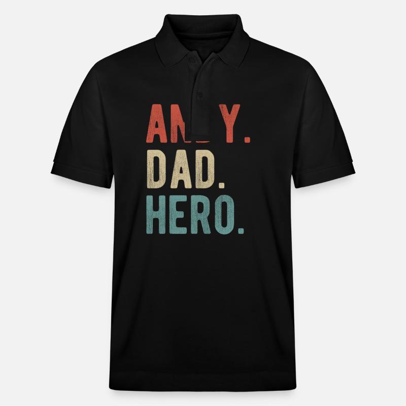 Andy Papa Held - Stanley/Stella Unisex Bio-Poloshirt PREPSTER - Schwarz