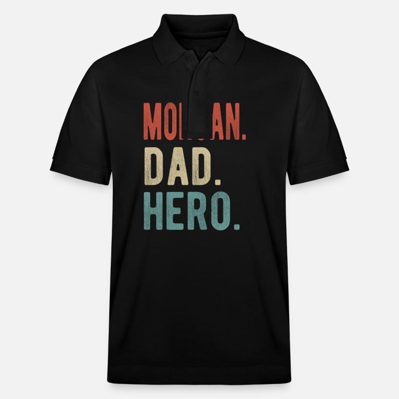 Morgan Dad Held - Stanley/Stella Unisex Bio-Poloshirt PREPSTER - Schwarz