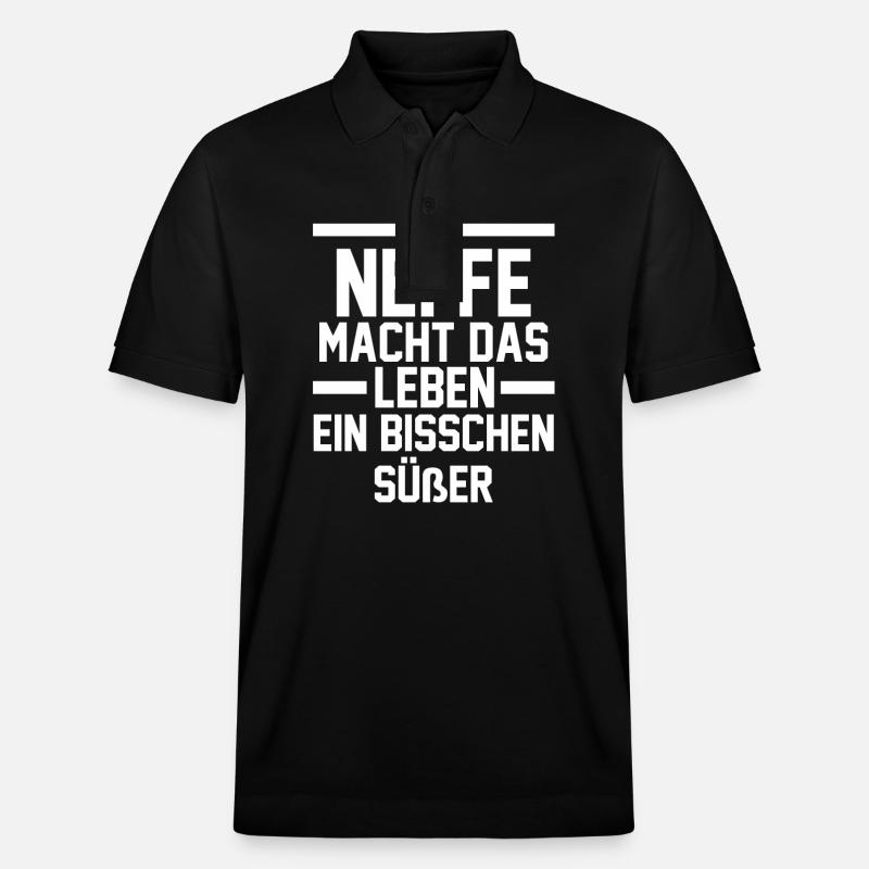 Neffe - Stanley/Stella Unisex Bio-Poloshirt PREPSTER - Schwarz