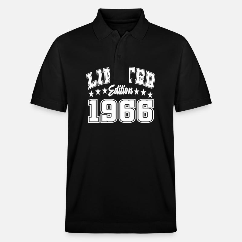Édition limitée 1966 - Polo PREPSTER bio Stanley/Stella Unisexe - noir