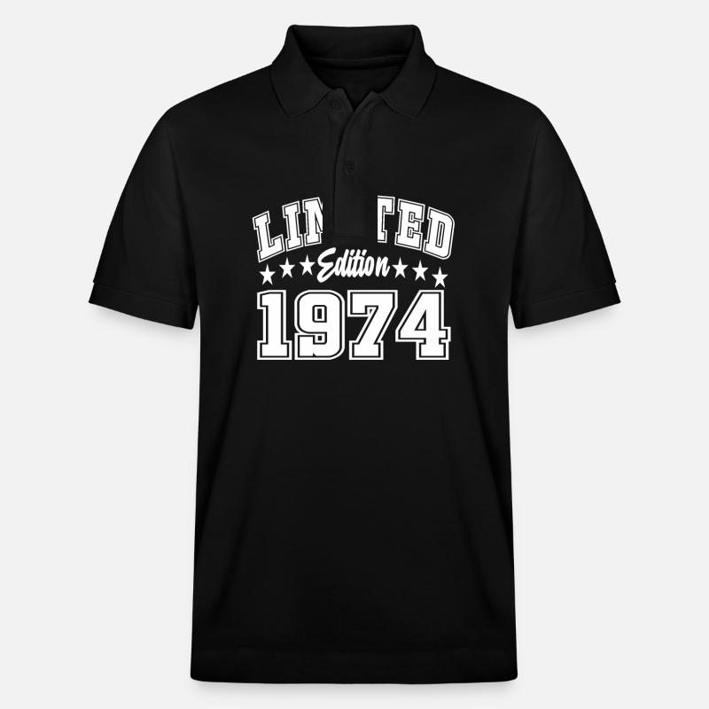 Édition limitée 1974 - Polo PREPSTER bio Stanley/Stella Unisexe - noir