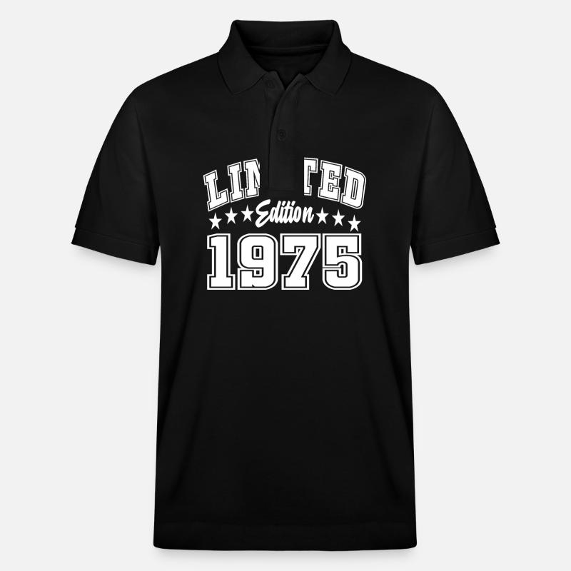 Édition limitée 1975 - Polo PREPSTER bio Stanley/Stella Unisexe - noir