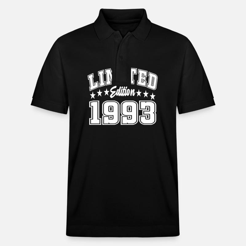 Édition limitée 1993 - Polo PREPSTER bio Stanley/Stella Unisexe - noir