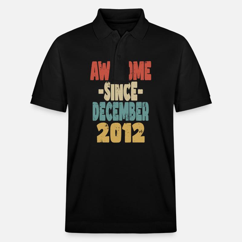 Fantastischer Dezember 2012 - Stanley/Stella Unisex Bio-Poloshirt PREPSTER - Schwarz