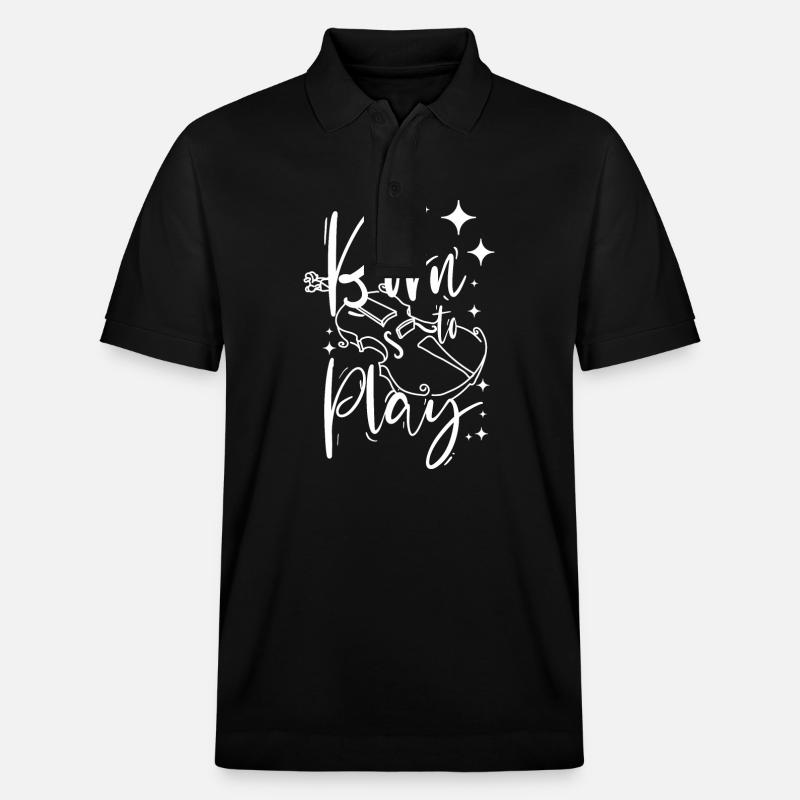 Né pour jouer du violoncelle - Polo PREPSTER bio Stanley/Stella Unisexe - noir