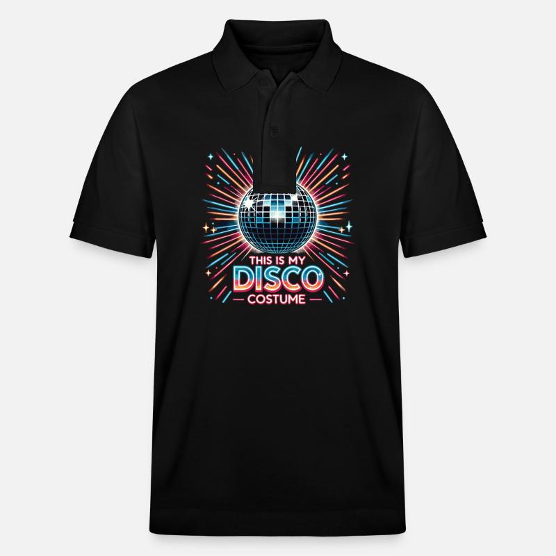 This Is My Disco Costume - Stanley/Stella Unisex Bio-Poloshirt PREPSTER - Schwarz