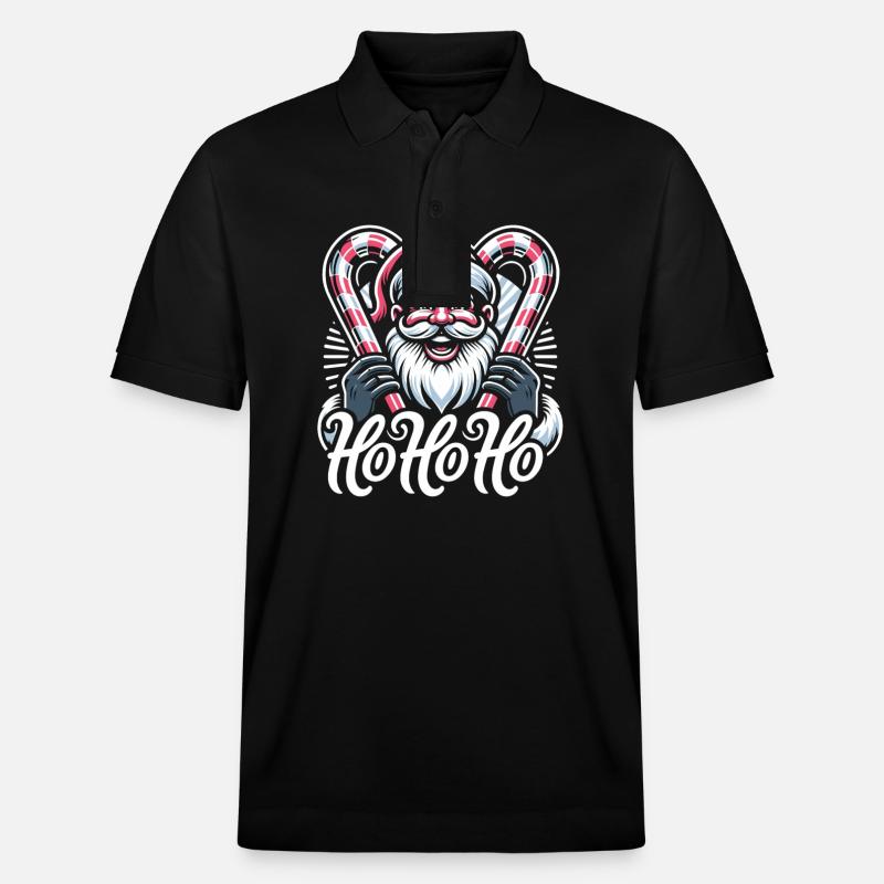 Ho Ho Ho - Polo PREPSTER bio Stanley/Stella Unisexe - noir