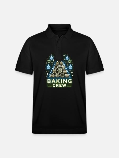 Baking Crew - Stanley/Stella Unisex Organic Polo Shirt PREPSTER - black