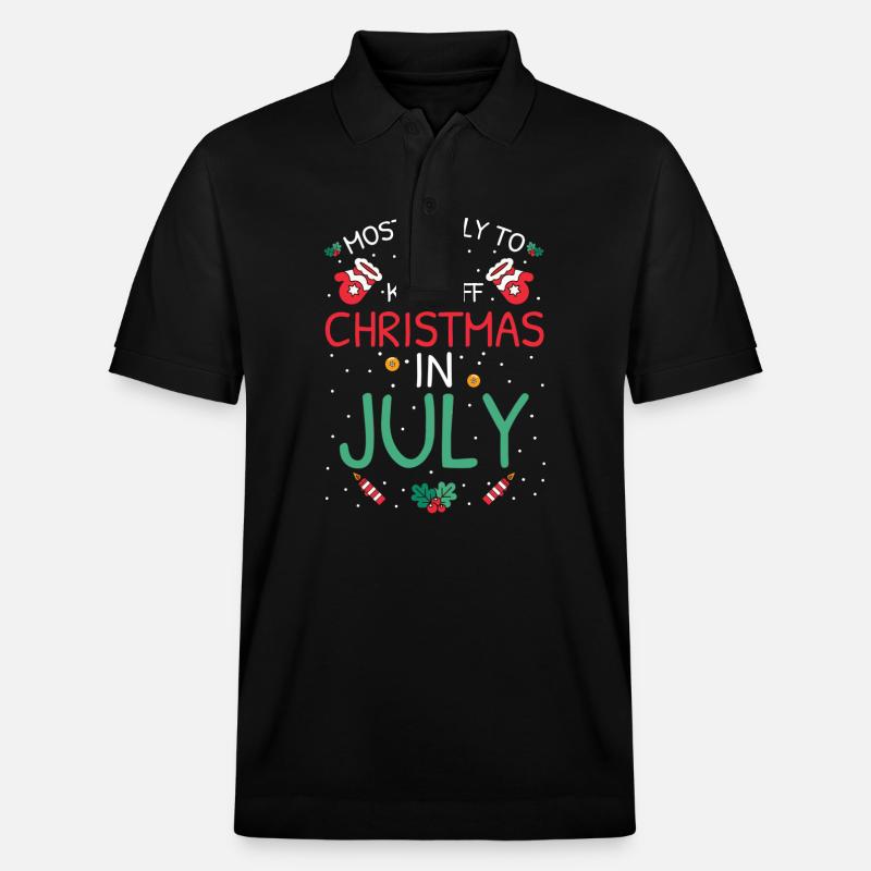 Le plus probable à Noël - Polo PREPSTER bio Stanley/Stella Unisexe - noir