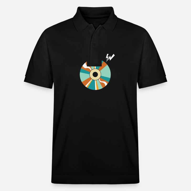 CD-Rom Retrospeichermodul Datenträger - Stanley/Stella Unisex Bio-Poloshirt PREPSTER - Schwarz