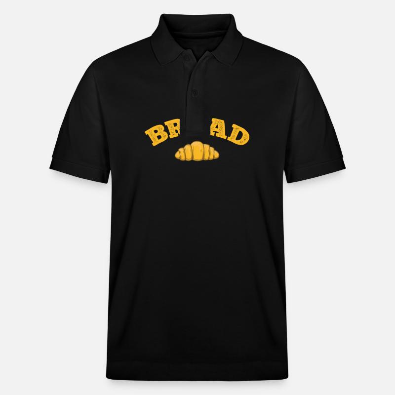 Bread Bäcker Ofen Backware - Stanley/Stella Unisex Bio-Poloshirt PREPSTER - Schwarz