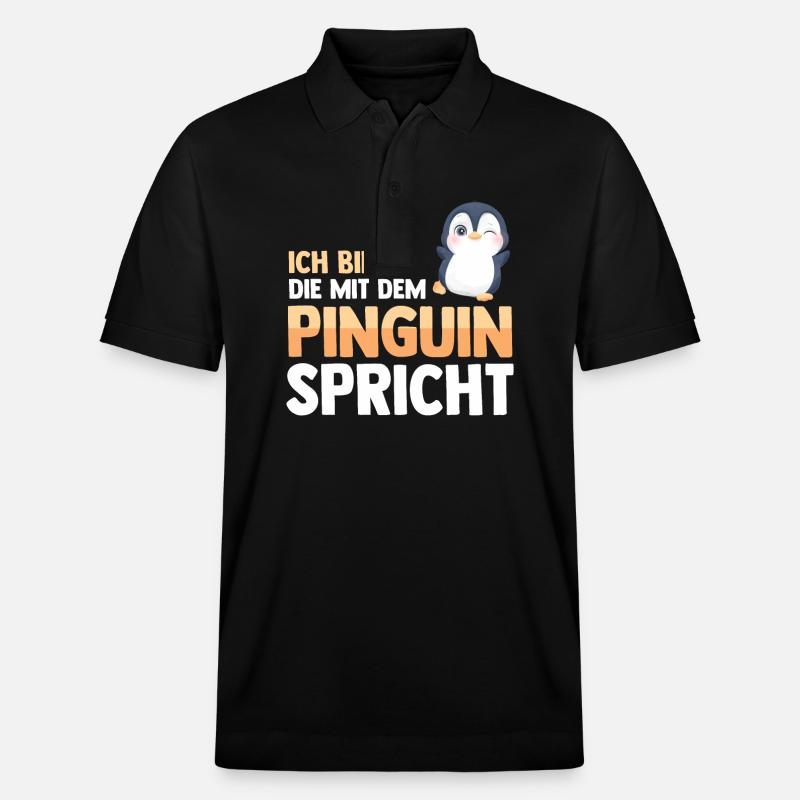 Pinguin - Stanley/Stella Unisex Bio-Poloshirt PREPSTER - Schwarz