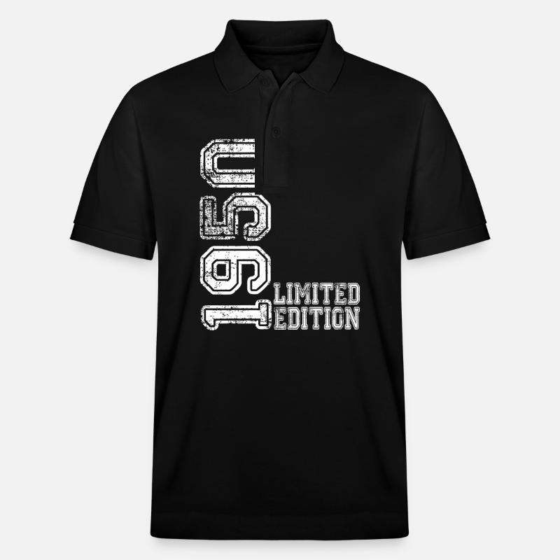 Édition limitée 1950 - Polo PREPSTER bio Stanley/Stella Unisexe - noir