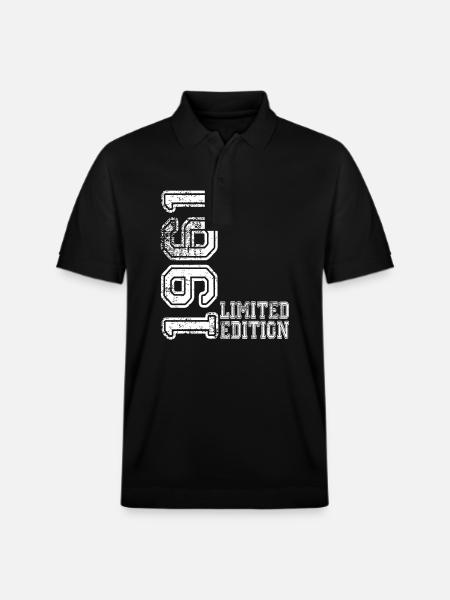 Édition limitée 1961 - Polo PREPSTER bio Stanley/Stella Unisexe - noir