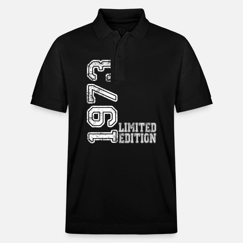 Édition limitée 1973 - Polo PREPSTER bio Stanley/Stella Unisexe - noir