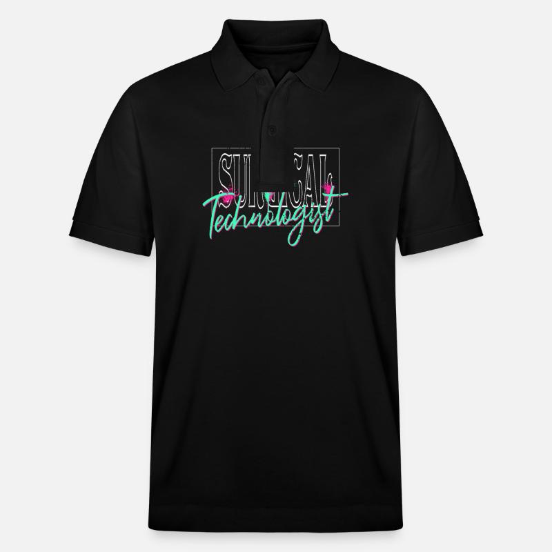 Surgical-Technical Assistant Surgeon - Stanley/Stella Unisex Organic Polo Shirt PREPSTER - black