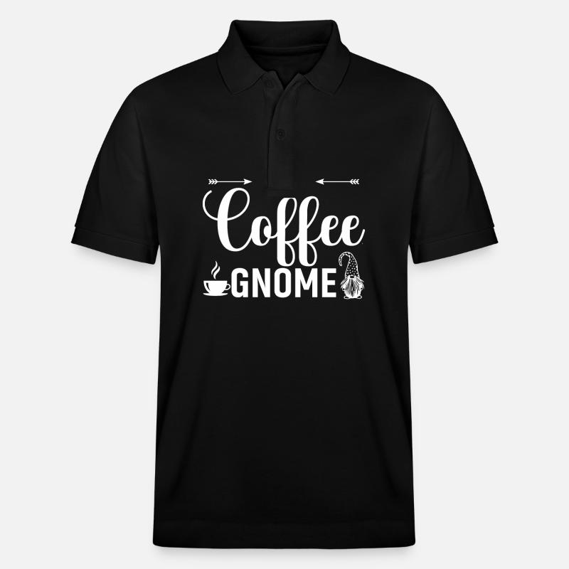 Le nain du café - Polo PREPSTER bio Stanley/Stella Unisexe - noir