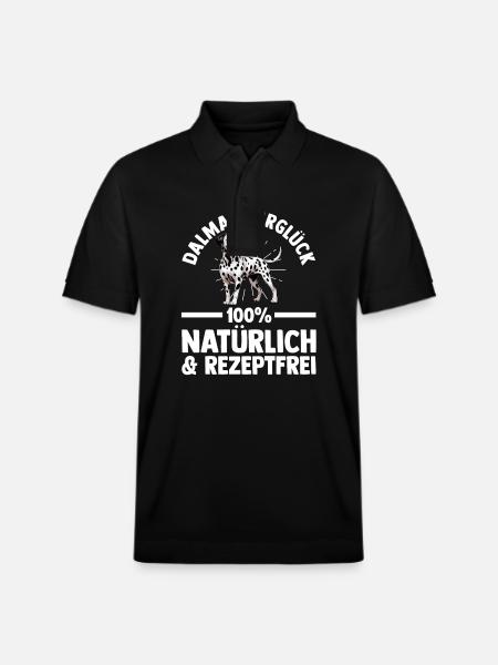 Hund Dalmatiner - Stanley/Stella Unisex Bio-Poloshirt PREPSTER - Schwarz