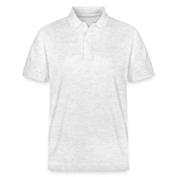 Wasatch Mountains, Rocky Mountains, Utah - Stanley/Stella Unisex Organic Polo Shirt PREPSTER - heather white - Front - Roxy (174cm) & Andy (188cm)