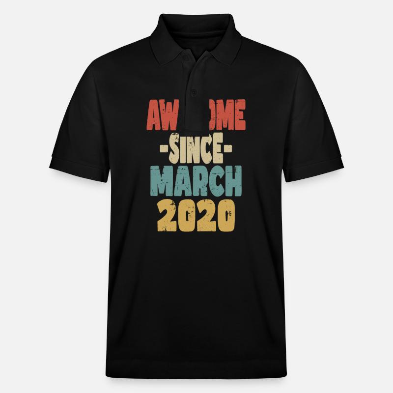 Génial mars 2020 - Polo PREPSTER bio Stanley/Stella Unisexe - noir